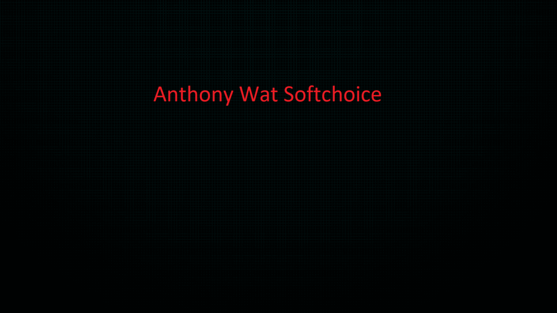 Anthony Wat Softchoice